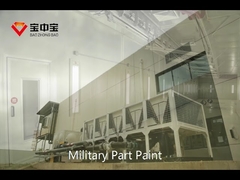Industrial Millitary Part Painting Line With Automatic Hanging Chain