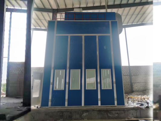Bus Paint Spray Booth PLC کنترل صفحه لمسی Truck Paint Booth