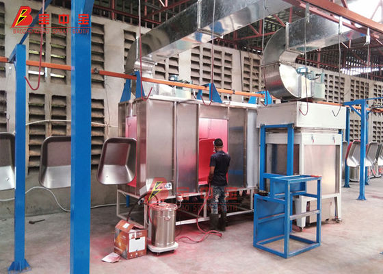 کیفیت خط آویزان خط پوشش پودر یا دمای ارتفاع ریل زمینی کارخانه