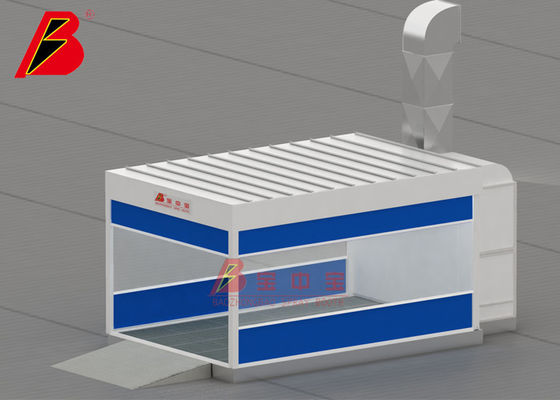 کیفیت پرده برقی Prep Station Spray Line غرفه سیستم تعمیر سریع غرفه رنگ سیستم کارخانه