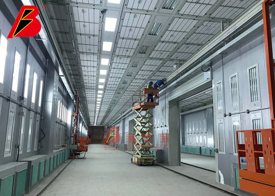 کیفیت پوشش صنعتی تجهیزات اسپری رنگ آمیزی صنعتی مارک Bzb کارخانه