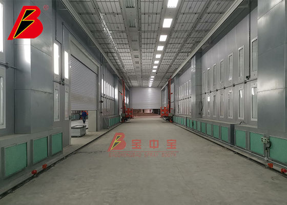 کیفیت غرفه رنگ اسپری صنعتی 10um الکترواستاتیک توسط سیستم کنترل هوشمند کارخانه