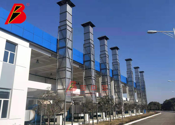 کیفیت غرفه اسپری صنعتی 50 آمپر جریان هوای یک طرفه کارخانه