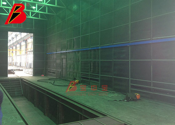 کیفیت برای پاک کردن زنگ زدگی اتاق Throught Sandblasting را اجرا کنید کارخانه