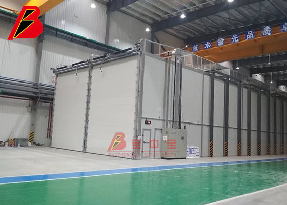 کیفیت غرفه اسپری صنعتی 49KW غرفه اسپری صنعتی برای کامیون وسایل نقلیه کارخانه