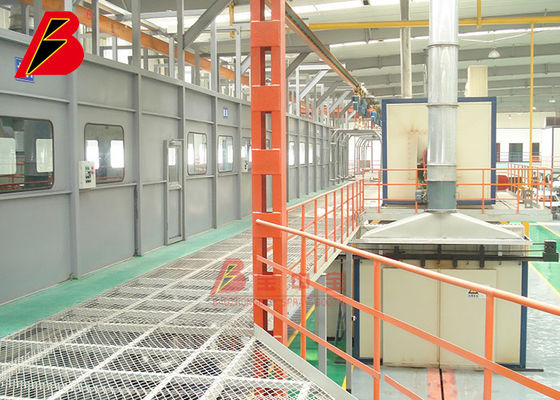 کیفیت BZB CE TUV 30min خط نقاشی اتومبیل اگزوز فن کارخانه