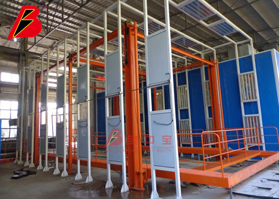 کیفیت غرفه های رنگی بزرگ صنعتی Trolley TUV کارخانه
