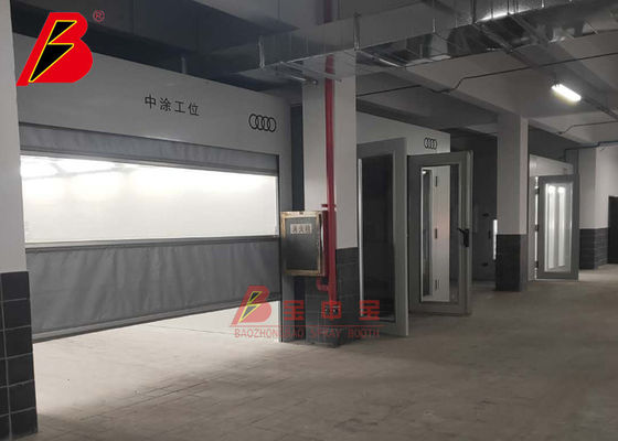 Body Shop Prep Station Booths Polishing Auto Paint Line Sheet Line Sheet Line for 4s Shop