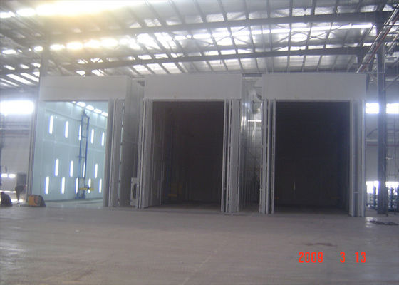 کیفیت غرفه بزرگ اسپری برای صنعت رنگ کارخانه تولید تجهیزات برتر کارخانه