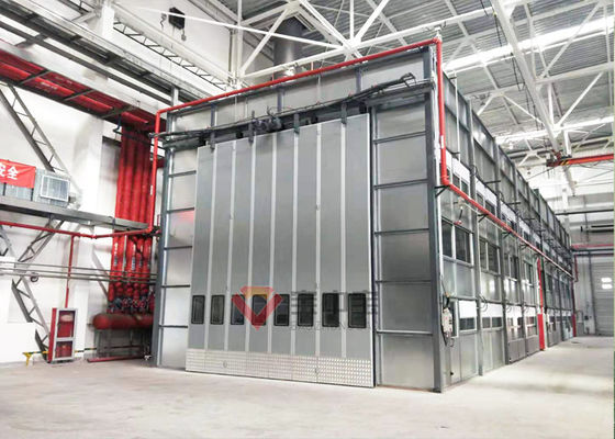 کیفیت اتاق های رنگ سازی صنعتی 49KW کارخانه