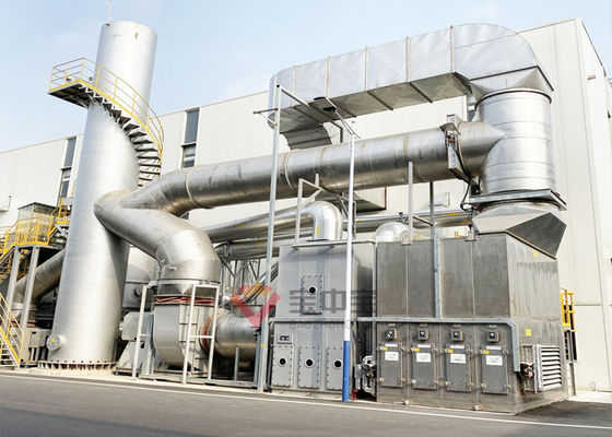 کیفیت سیستم تصفیه VOCs RTO Waste Gas برای کارخانه تجهیزات نقاشی کارخانه