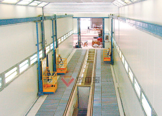 کیفیت سکوی کاری Man Lift برای راه حل های رنگ قطار Spray Booth Subway کارخانه