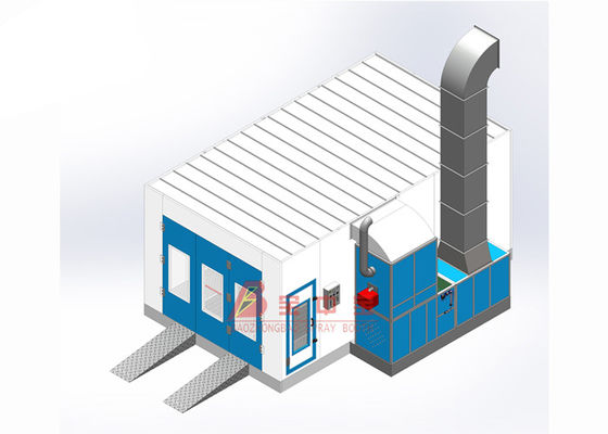 کیفیت اتاق نقاشی اسپری اتومبیل CE TUV اتاق رنگ طراحی غرفه اسپری اتومبیل کارآمد کارخانه
