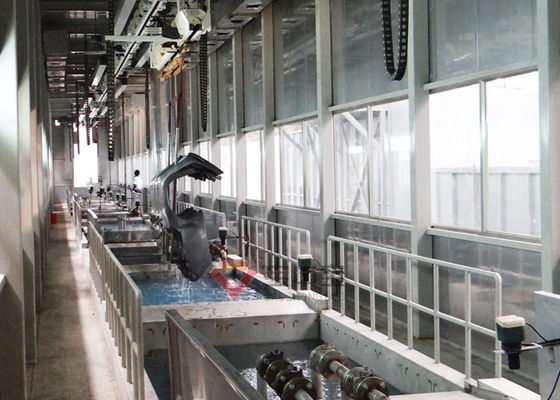 کیفیت اسپری اتاق در تجهیزات نقاشی درایو زنجیره ای هوشمند خط رنگ اتوماتیک موتورسیکلت کارخانه