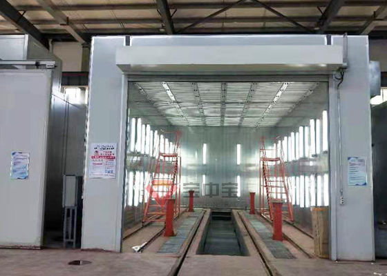 کیفیت غرفه اسپری نظامی با غرفه رنگی بستر های نرم افزاری Manlift کارخانه