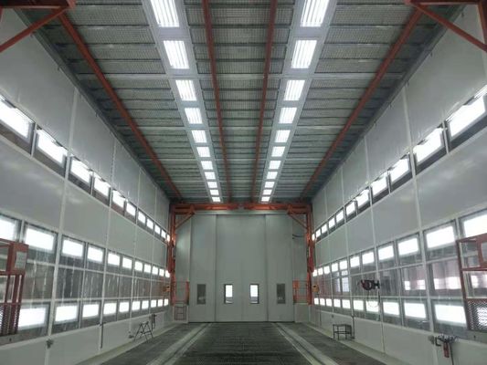 کیفیت تجهیزات برای تولید پوشش BZB خط پوشش کامل پیش نویس غرفه رنگ کارخانه