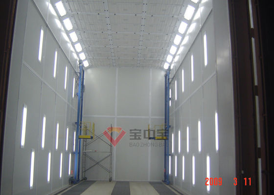 کیفیت غرفه بزرگ رنگ با بالابر کار سیستم عامل سفارشی غرفه رنگ ماشین آلات سنگین کارخانه