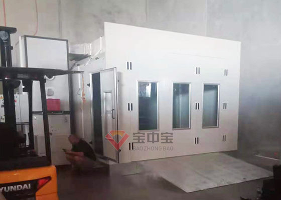 کیفیت اتاق رنگ اسپری اتوماتیک AU / NZS غرفه اسپری استاندارد با جعبه سبک در خارج کارخانه