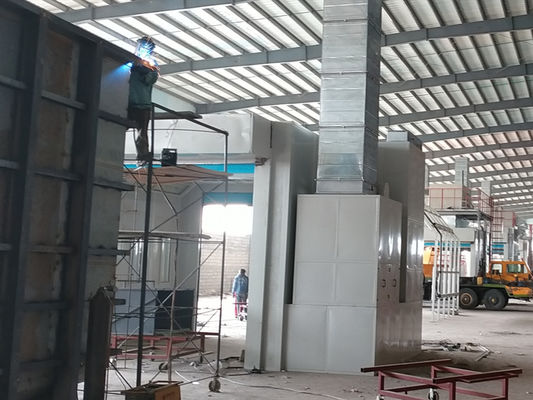 غرفه رنگ کامیون برای بازسازی اتوبوس کامیون اسپری غرفه رنگ برای تریلر