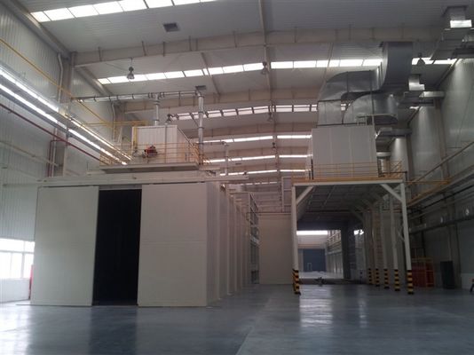 کیفیت غرفه رنگ ماشین آلات سنگین برای کارخانه قطعات خودرو کارخانه
