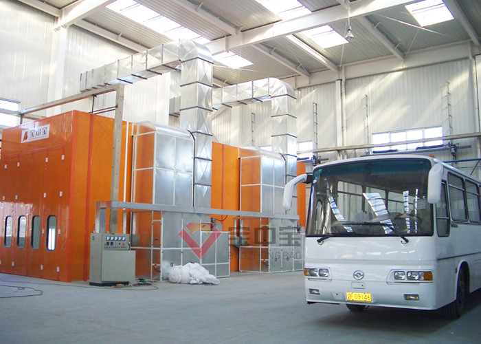 غرفه رنگ آمیزی کامیون اتوبوس غرفه اسپری صنعتی BZB با سکوی کاری لیفتینگ سه بعدی